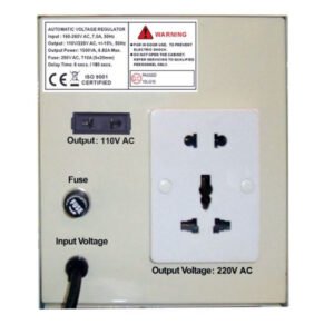 Régulateur de tension automatique 1500VA / 1.5KVA, Contrôle par microprocesseur – R SCAR SVR-1500VA